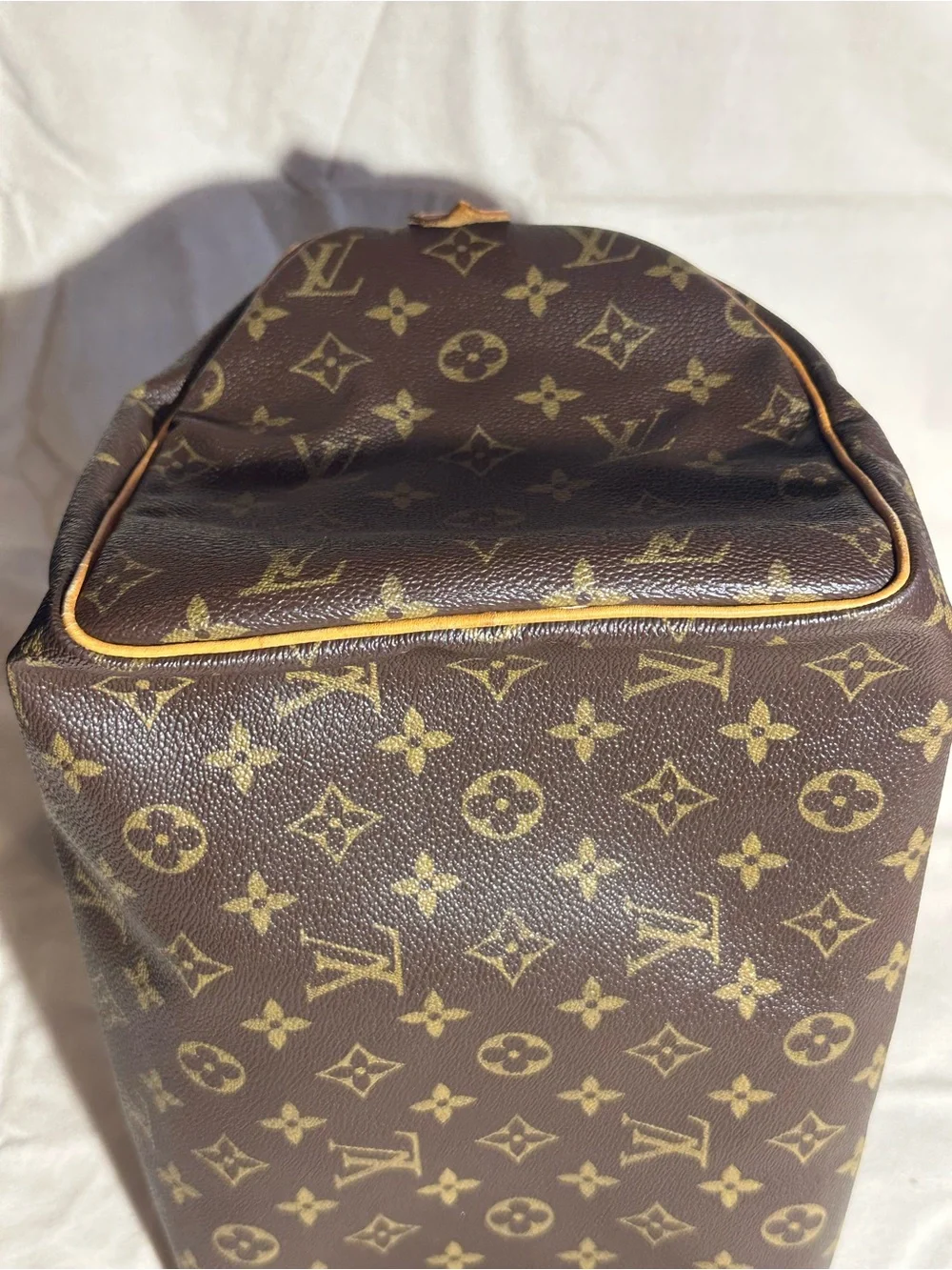 Louis Vuitton Monogram Speedy 30 Satchel in Brown and Tan